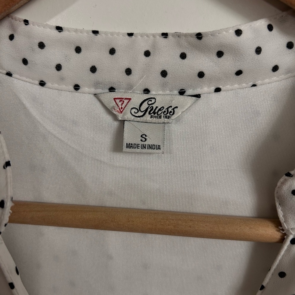 Guess White Polkadot Dress - Picture 5 of 6